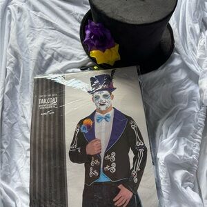 Day of the Dead Tailcoat Costume with Top Hat
